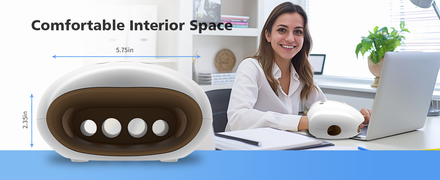 comfortable interior space