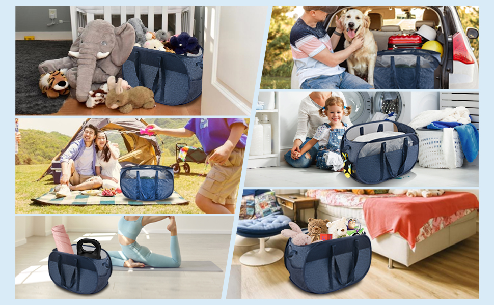 折りたたみ洗濯カゴ