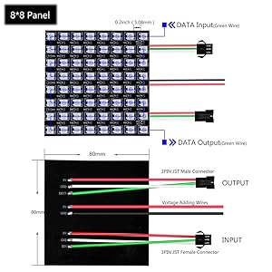 WS2812B 64Piexls
