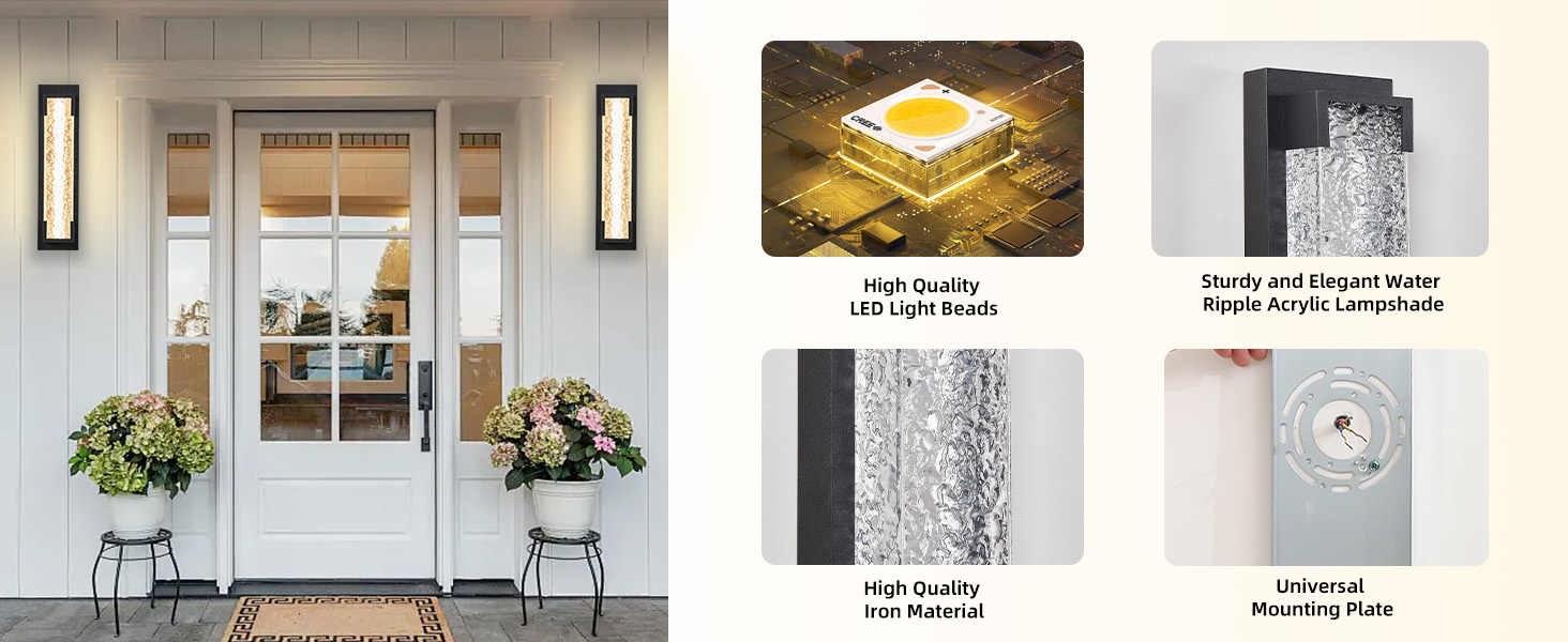 modern outdoor wall light