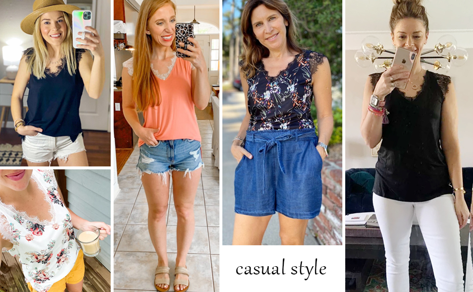lace tank tops for summer