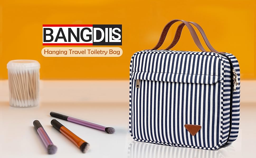 bolsa de cosméticos a rayas