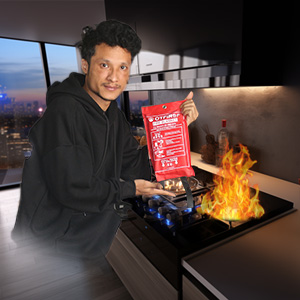 Fiberglass Fire Blanket for Home and Kitchen
