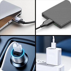 4 Charging Methods with A-C cable