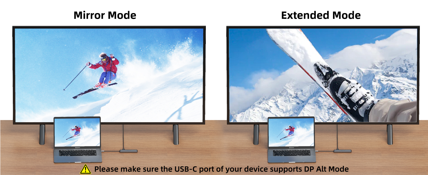 USB C Hub WALNEW 7in1 Docking Station Aluminium with 100W PD, 4K