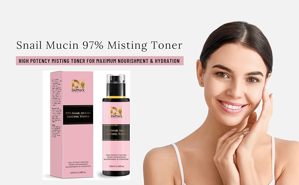 snail mucin misting toner high potency for maximum nourishment hydration