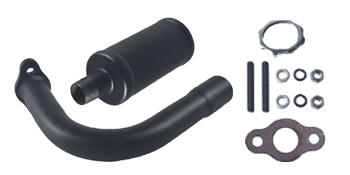 Amazon.com: jtfrkope New upgradation Exhaust Muffler Pipe
