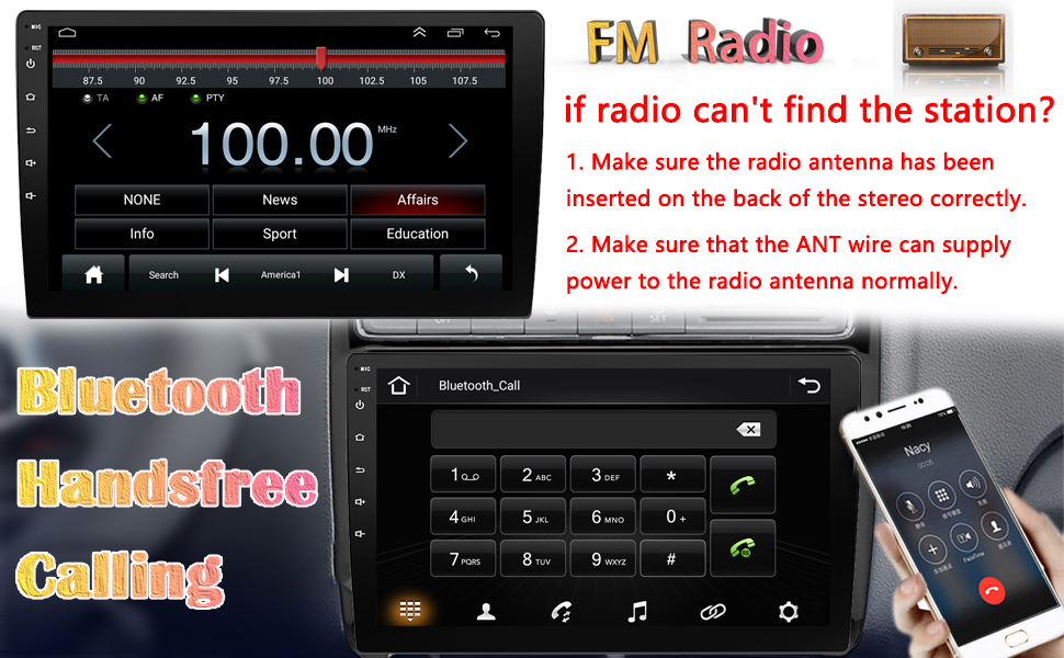 stereo double din 2 din 10 inch android radio touchscreen android 9.1 stereo joying stereo