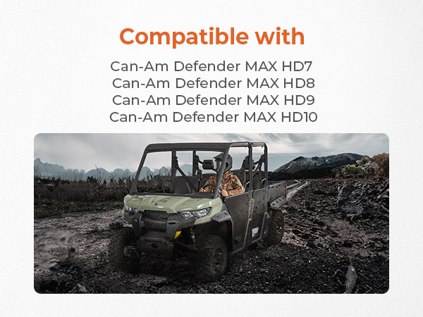 Amazon.com: KEMIMOTO UTV Half Door 4pcs, compatible with Can-Am