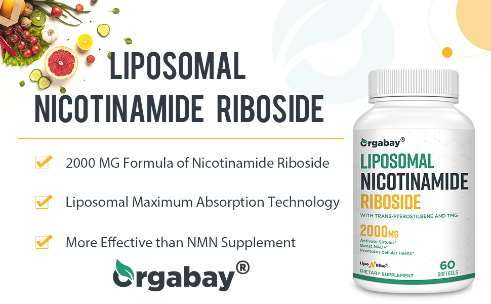 Liposomal Nicotinamide Riboside 2000 MG with TMG and