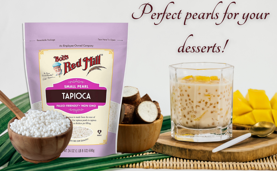 Small Tapioca Pearl Bundle. Includes One 24 Oz Bag of Bob