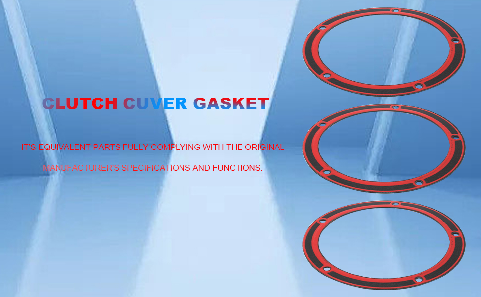 Amazon.com: (3 PCS) 5 Holes Twin Cam Derby Cover Gasket