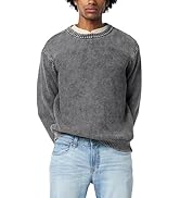 Buffalo David Bitton Men's Textured Crew Knit Washy Sweater
