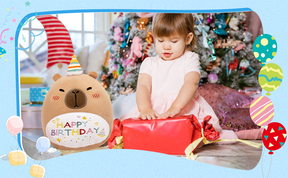 Fun Birthday Capybara Plush