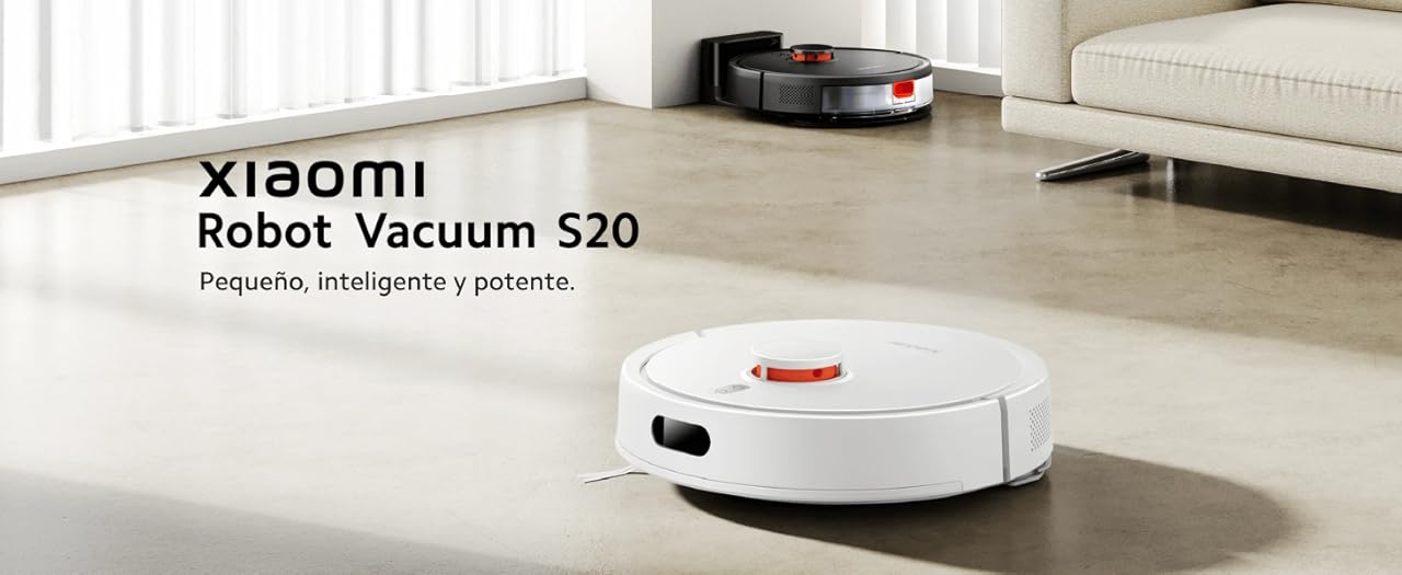 Reseña y opiniones de XIAOMI Robot Vacuum S20 - Robot Aspirador y fregasuelos con Sistema Inteligente de navegación láser (LDS), succión de 5000 Pa, rutas de Limpieza en Zigzag, Blanco (Versión ES), comprar en Amazon