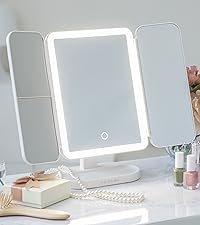 ⭐︎値下げ⭐︎【美品】女優ミラー　LED電球　充電付き　明るさ調節可能 Amazon.co.jp: 女優ライト LEDミラーライト メイクアップライト