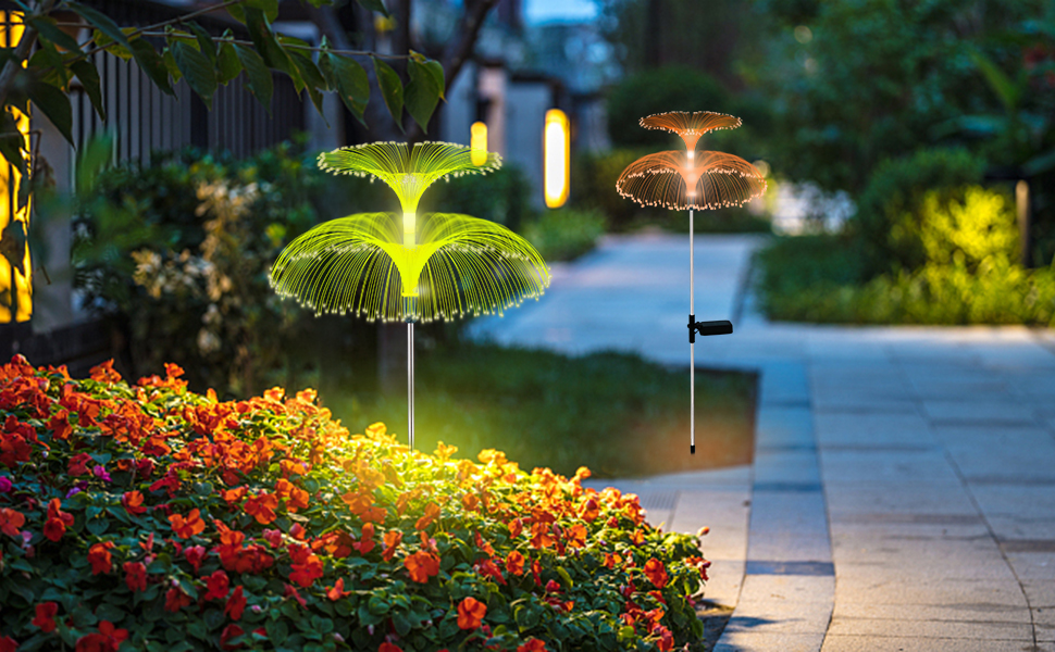 Afirst Solar Flower Lights Outdoor Solar Outdoor Lights