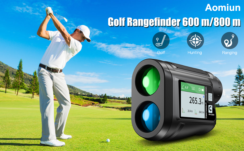 Aomiun Golf Rangefinder with LCD Touch Screen 6X