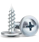 Wood Screws 1/2 Inch, 160 PCS FIXLINK Premium Truss Head Phillips Silver Wood Screws, Self Tappin...