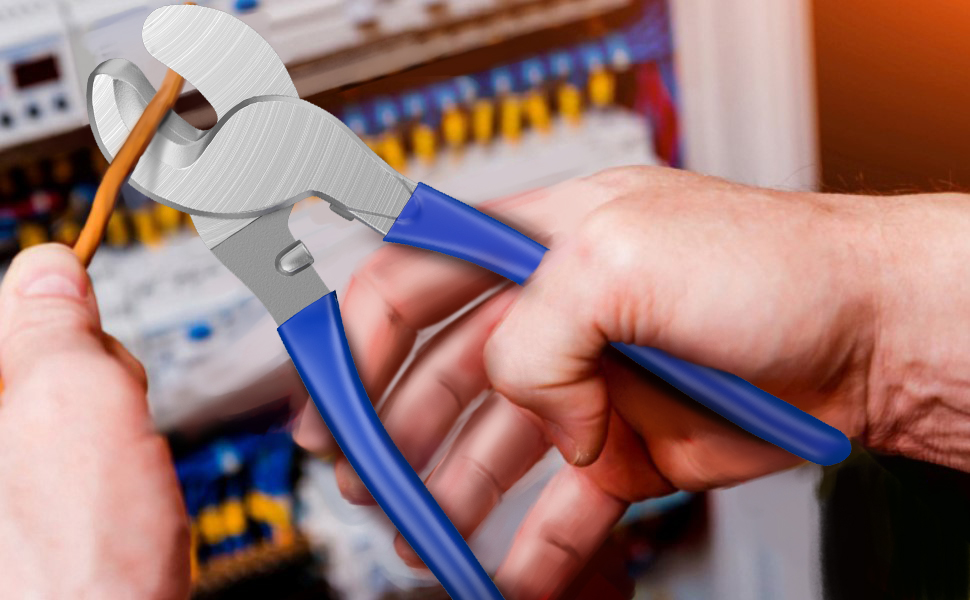 10 Inches Cable Cutter, High Leverage Heavy Duty Wire Cutters Cable Cutters Heavy Duty for
