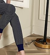  Schlafanzughose Damen lang Pyjamahose Baumwolle 