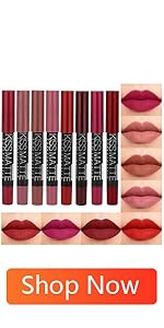 evpct 8Pcs Matte Lipstick and Lip Crayon Set