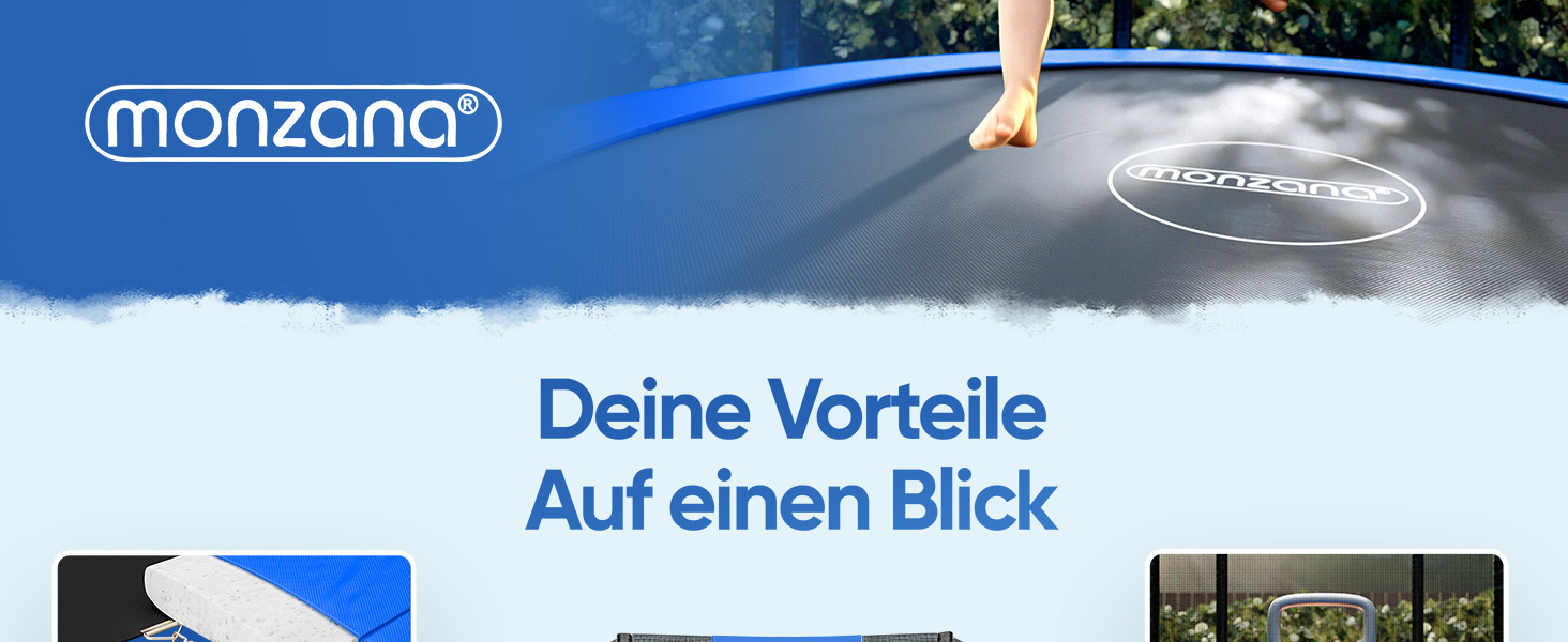 Monzana® Trampolin Ø 183 cm TÜV SÜD GS Zertifiziert für Kinder Gartentrampolin - inkl. Sicherheitsnetz, Leiter & Zubehör 8ce9d749 0e5d 4d1a 9c40 44deddc16f34. CR0,0,1464,600 PT0 SX1464 V1