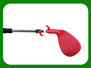 Detachable golf club.