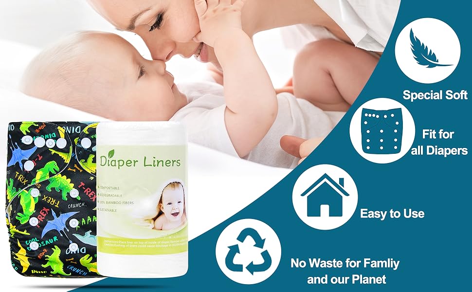 disposable cloth diaper liner