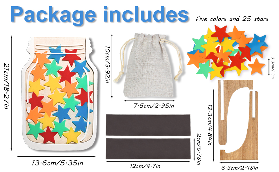 Magnetic Reward Jar for Kids Students