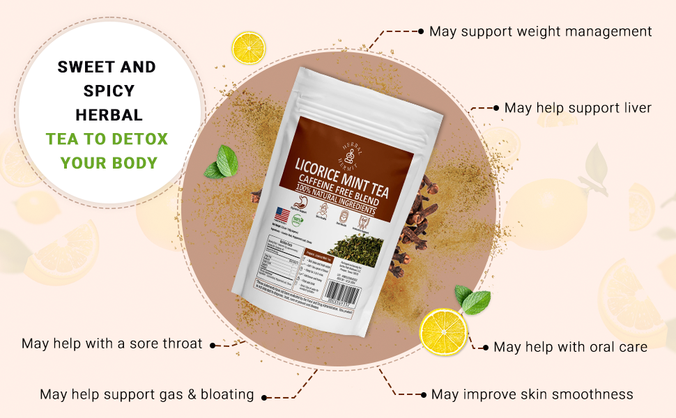 Licorice Root Tea with Egyptian Liquorice, Peppermint