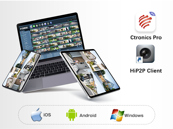 Amazon.co.jp: [ PC対応 ] Ctronics 防犯カメラ 屋外 ソーラー