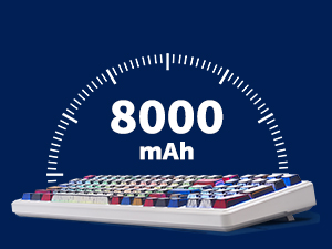 8000mAh Ultra long battery life