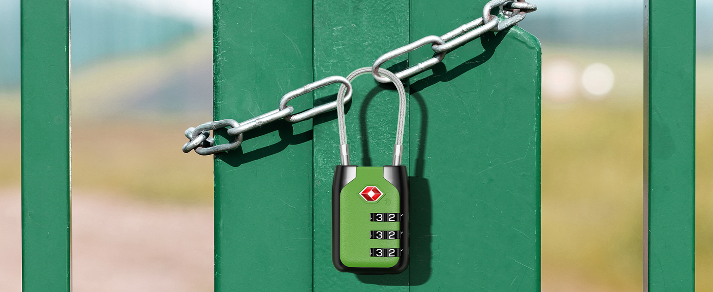 TSA LOCK SCENE IMAGE GREEN