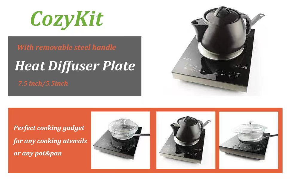 2020 Newest Heat Diffuser Stainless Steel Induction Adapter Plate