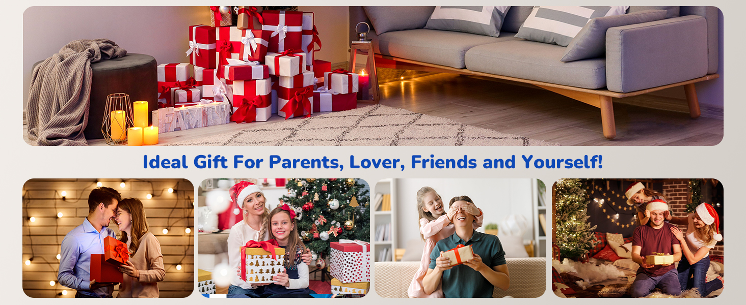 Electric Full Body Massager for Shoulders,Legs,Foot,Body Muscle Pain Relief,Gifts for Mom Dad