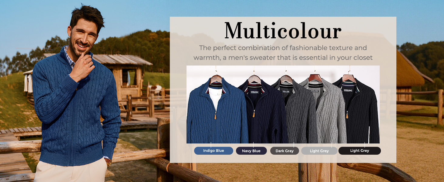 mens cardigan sweater