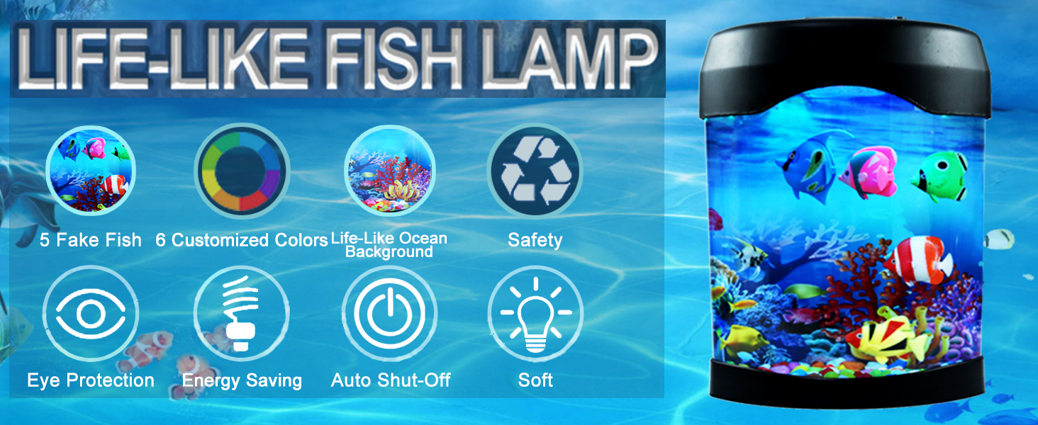 Life-Like Fish Lamp