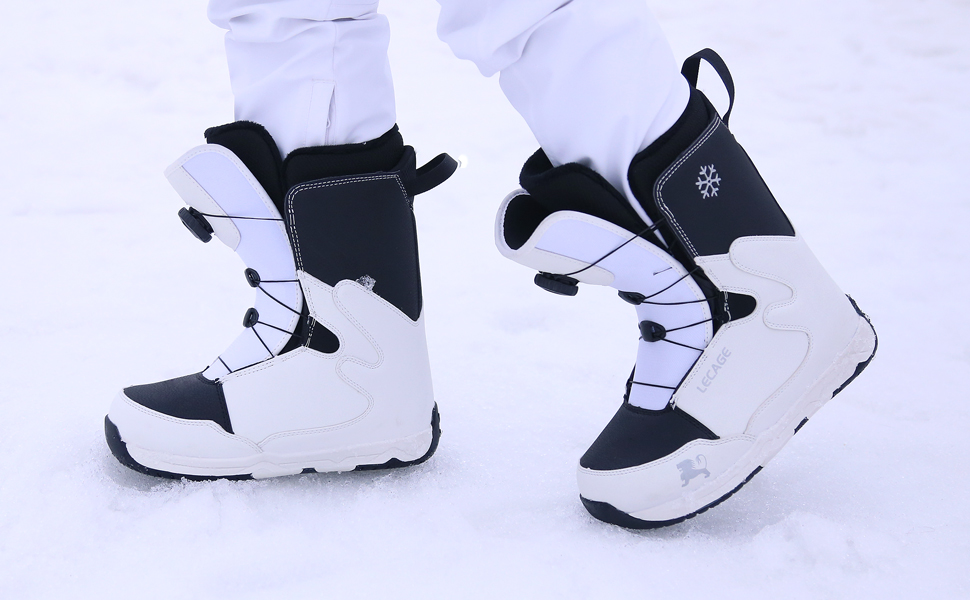 Amazon.com : LECAGE PRO All-Mountain Snowboard Boots FITGO Quick