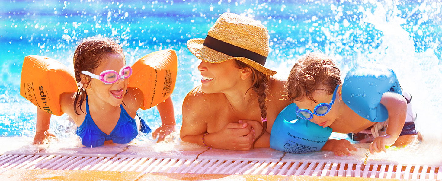 Arm Floaties for Kids 612yrs, PVC Arm Floaties Inflatable