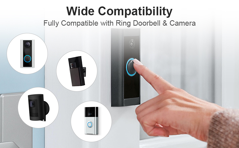 2Pack Replacement for Ring Battery Compatible with Ring