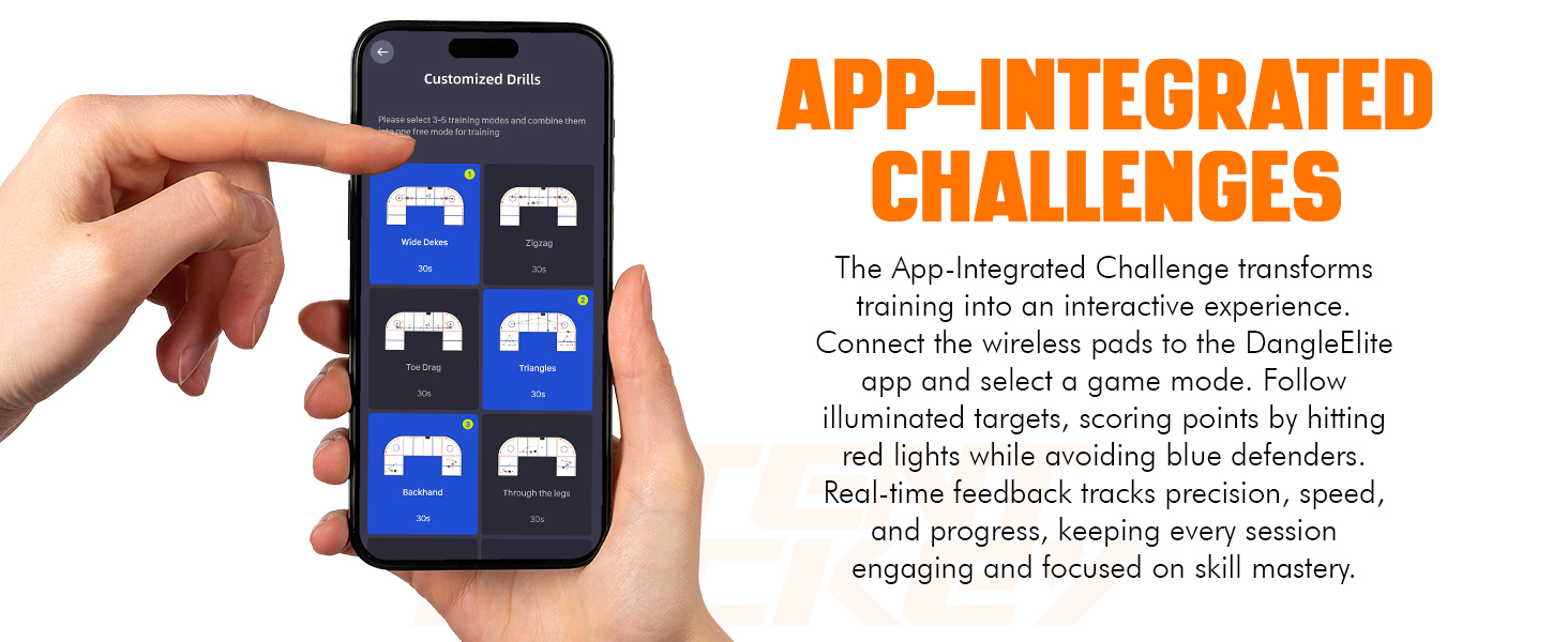 Ultimater Dangler, solo practice, precision skills, app-integrated