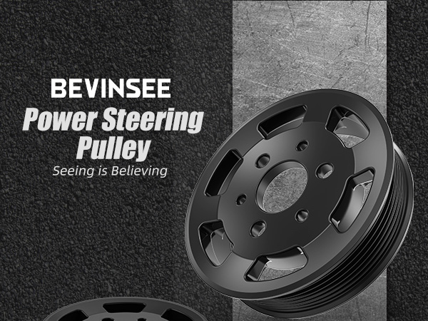 Amazon.com: Bevinsee Power Steering Pump Pulley Belt