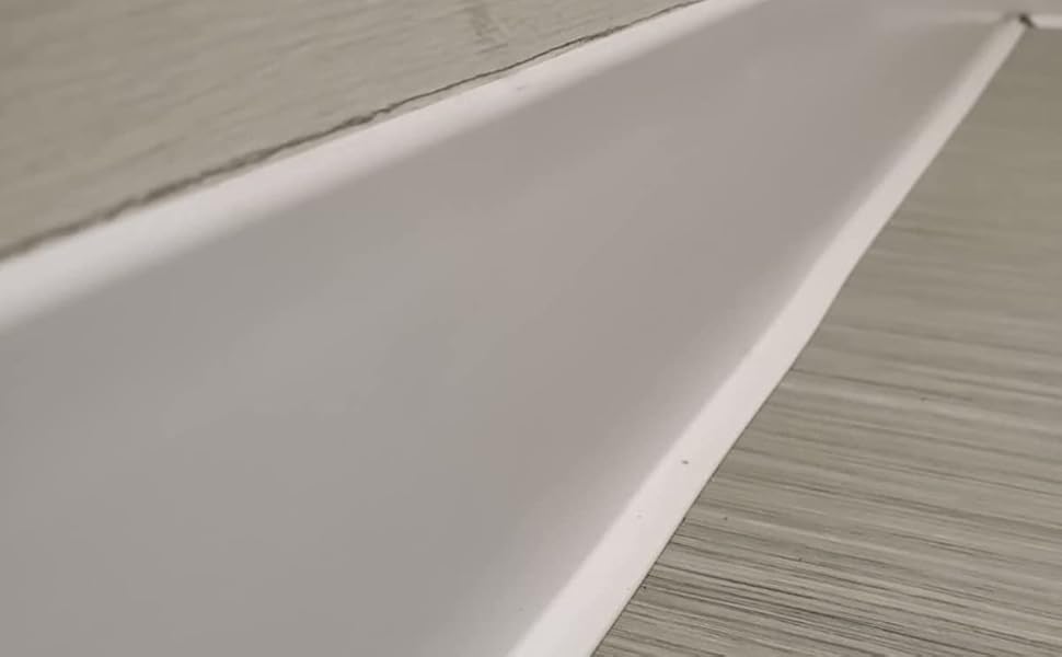 sunnyuup Flexible Vinyl Wall Base Baseboard Molding Trim 4
