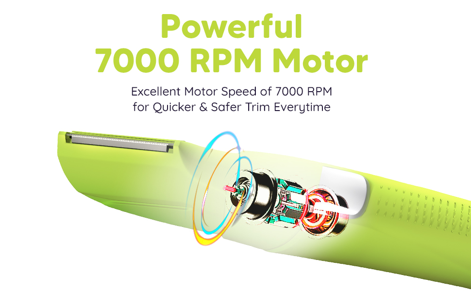 7000 RPM Powerful Motor