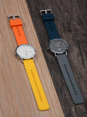 orange watch band