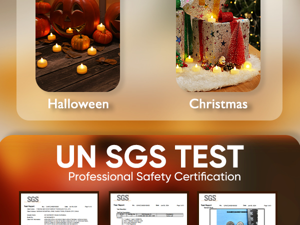 Amagic 50Pack Flameless LED Tea Lights Candles04