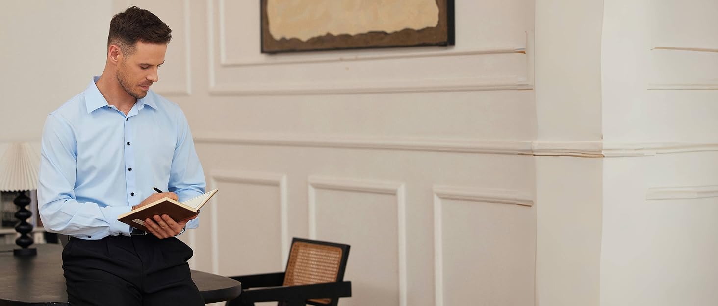 mens dress shirts slim fit