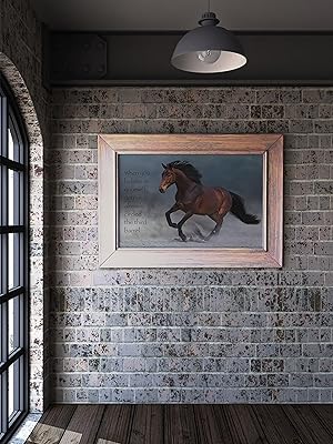 horse motivation poster, elegant horse wall art, horse decor, motivational horse quotes