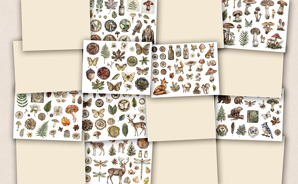 Forest FussyCuts by LianaScrap Cutouts and Ephemera LianaScrap